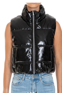 Black Puffer Vest