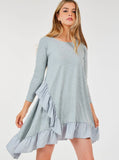 High Low Ruffle Dress