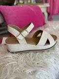 Clever Beige Wedge