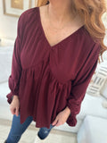 Abby Balloon Sleeve Blouse