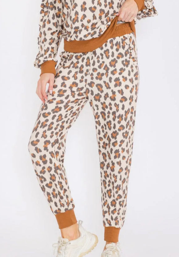 Leopard Joggers