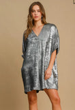 Gun Metal Shimmer Dress