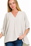 The Sidney Puff Sleeve Air Flow Top