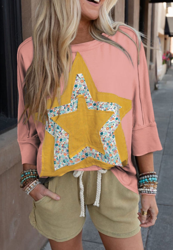 Star Patch Top