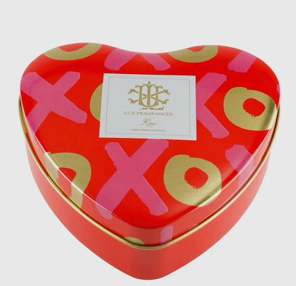 Lux Fragrances Red Heart Tin