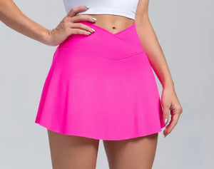 Hot Pink Tennis Skort