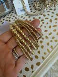 Gold Beaded Bracelet Set