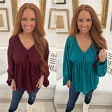 Abby Balloon Sleeve Blouse