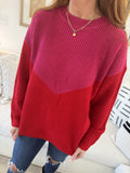 Fuschia/Red Knitted Sweater