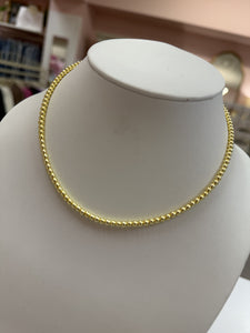 JT Gold Beaded Necklace