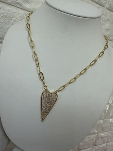 JT Pave Diamond Necklace