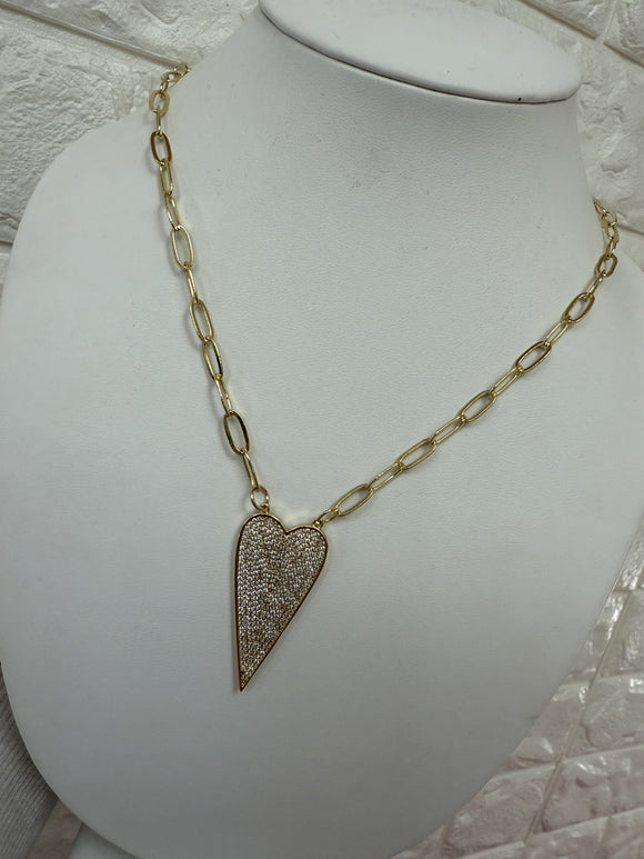 JT Pave Diamond Necklace