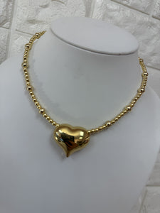 JT Heart Bubble Necklace