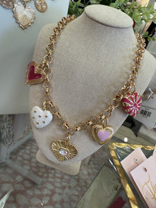 Heart of Gold Charm Necklace