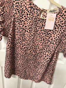 The Lila Leopard Top
