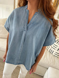 Zoey Denim Blouse