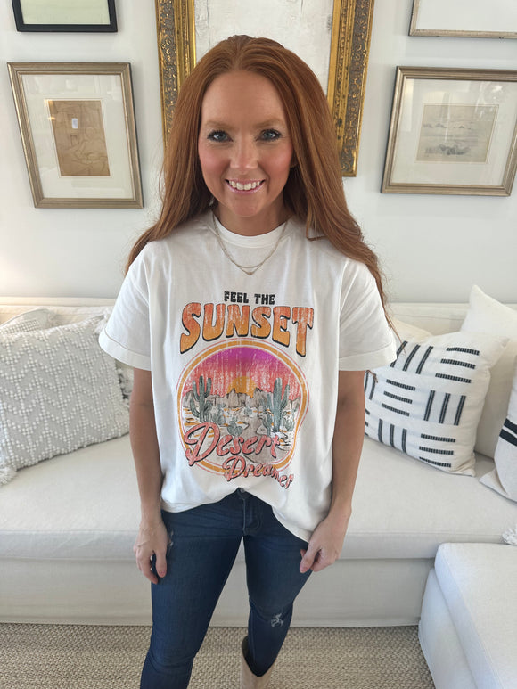 Sunset Vintage Graphic T-Shirt