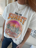Sunset Vintage Graphic T-Shirt