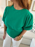 Kelly Green Terry Cloth Top