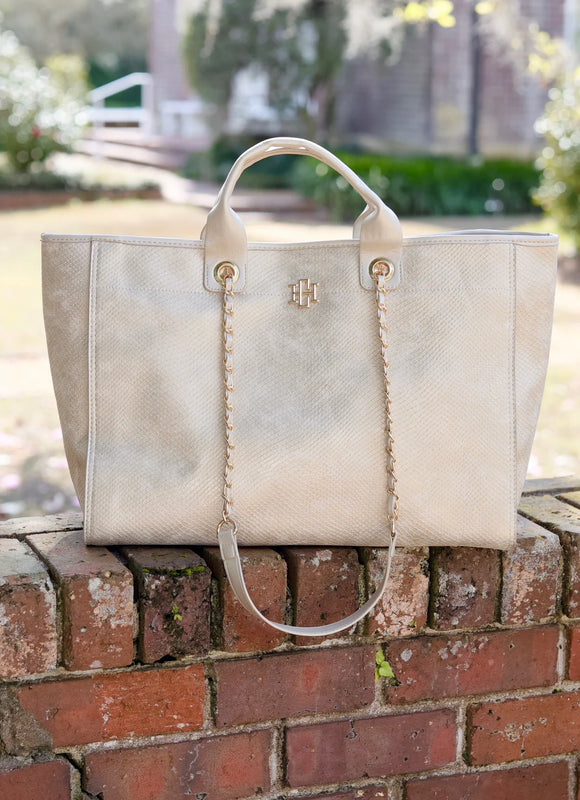CH Melissa Tote-SHIMMER CHAMPAGNE