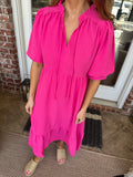Hot Pink Melanie Dress