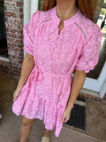 The Maddie Poppy Pink Dress