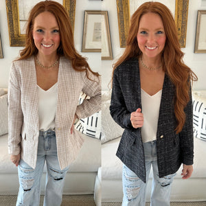 Cher Tweed Blazer