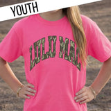 KD-MO-1000 Chambray Youth Comfort Colors Mossy Oak Tee