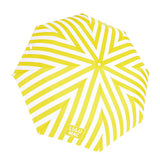Lulu Mac Umbrella-Blue Stripe & Yellow Stripe
