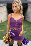 Sleeveless Scallop Cami Set