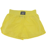 DD-SHORT NEON YELLOW LULU MAC SOLID SHORTS: NEON YELLOW