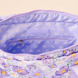 The Everyday Quilted Tote Bag-Bouquet Beauty Purple