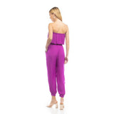 Strapless Elastic Banded Jumpsuit