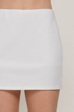 Scuba Knit Mini Skirt W/ Inner Pants
