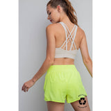RECYCLED ACTIVE SHORT WITH MESH