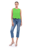 Scalloped Hem Top