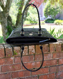 Jayden Tote Black Patent SQ