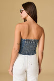 Kaylani Denim Corset Top