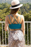 Double Strap Padded Crochet Lace Bralette