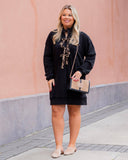 Cecilia Circle Logo Handbag Latte Black