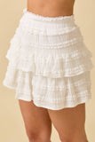 Ruffle Layer Mini Skort