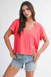 8281DK Til V-Neck Baby Top