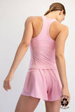 BUTTER SLEEVELESS RACER BACK TANK TOP
