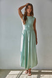 L9334 | Knit Polyester Spandex Open Back Wide Leg Jumpsuit