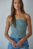 S1241A | Knit Modal Nylon Spandex Seamless Jacquard Tube Top