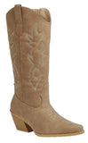 Western Mid Calf Boots
