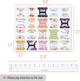 Floral Bible Tabs Set - 121 Pieces