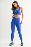 Venice Cloud Light Square Neck Sports Bra