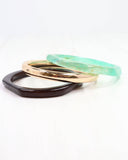 Callie Bracelet Set Green