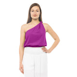 One Shoulder Knot Detail Top